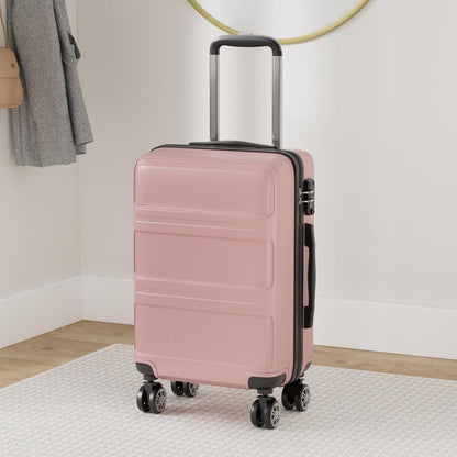 XL Reisekoffer Rosegold mit TSA Schloss, 75cm