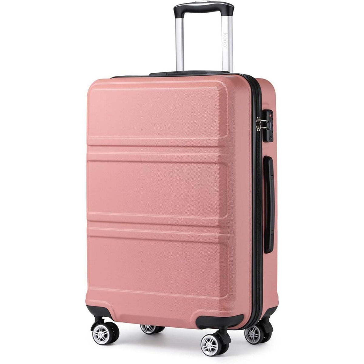 Reisekoffer L (65cm) Rosegold mit TSA Schloss