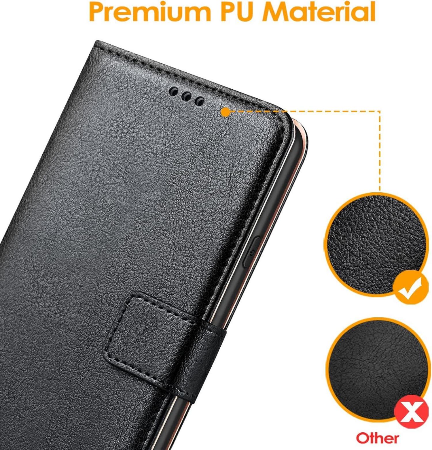 Handyhülle iPhone SE 2022/SE 2020/8/7/6S/6 Leder Flip Ständer