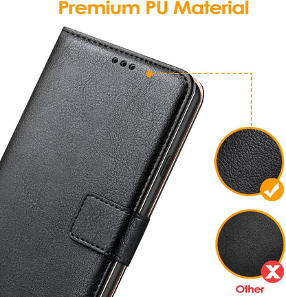 Handyhülle iPhone SE 2022/SE 2020/8/7/6S/6 Leder Flip Ständer
