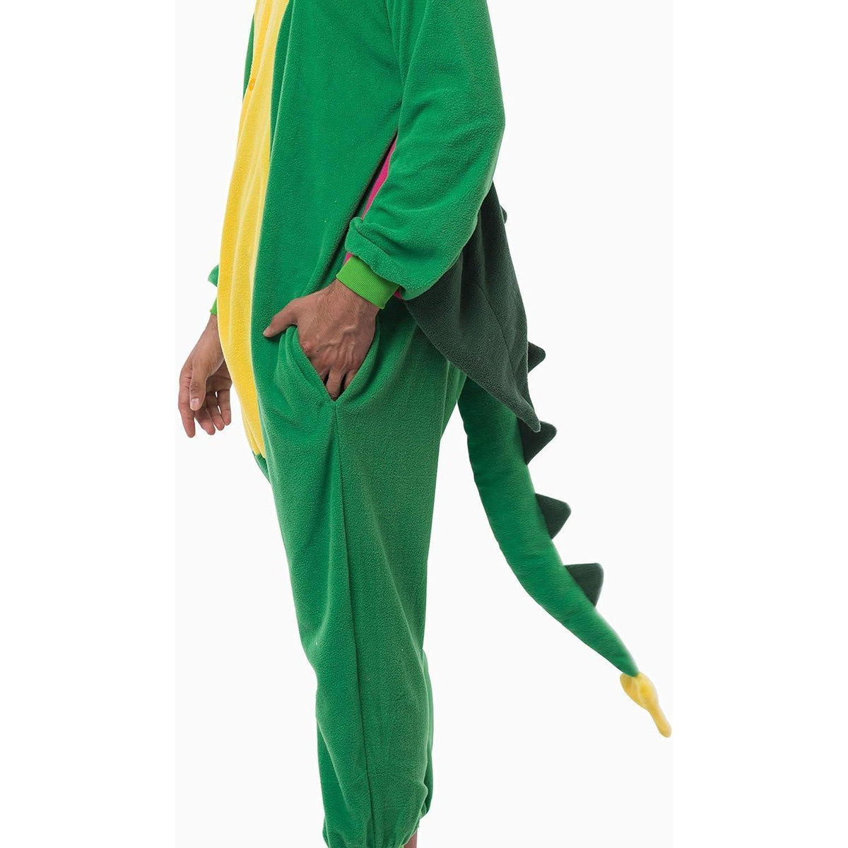 Drachen Pyjama Erwachsene - Plüsch Kostüm für Halloween & Cosplay