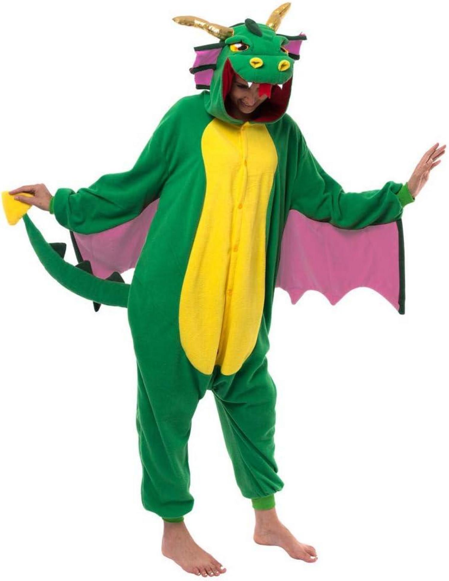 Spooktacular Creations Drache Erwachsene Pyjama Halloween