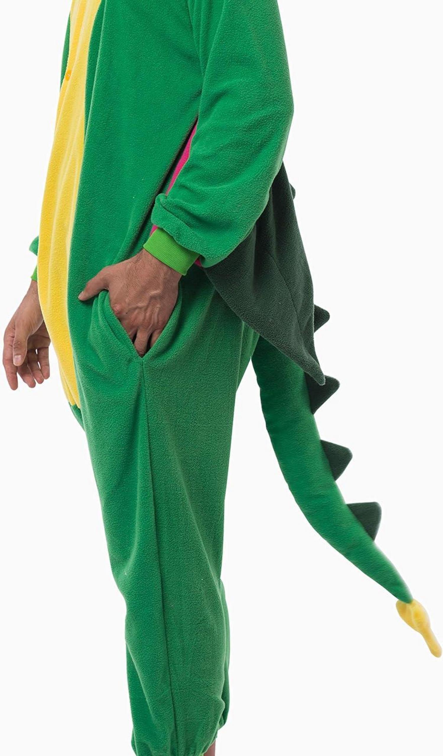 Drache Pyjama Erwachsene Dinosaurier Tier Halloween Karneval Cosplay