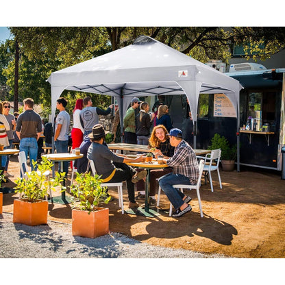 3x3m Wasserdichter Pop-Up Pavillon Grau mit Zubehör