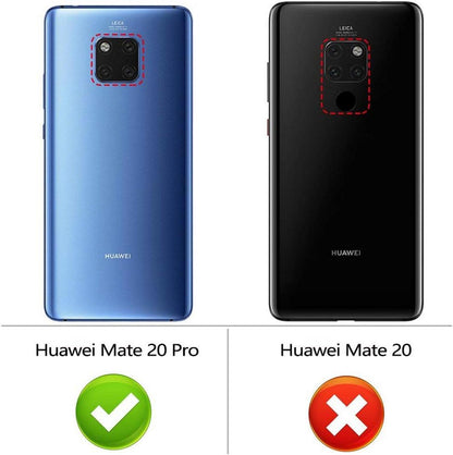 Peakally Huawei Mate 20 Pro Hülle - Transparente TPU