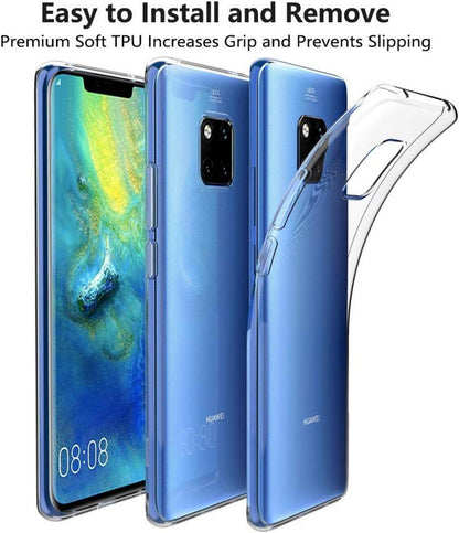 TPU Hülle für Huawei Mate 20 Pro - Transparent, dünn, kratzfest, Anti-Slip