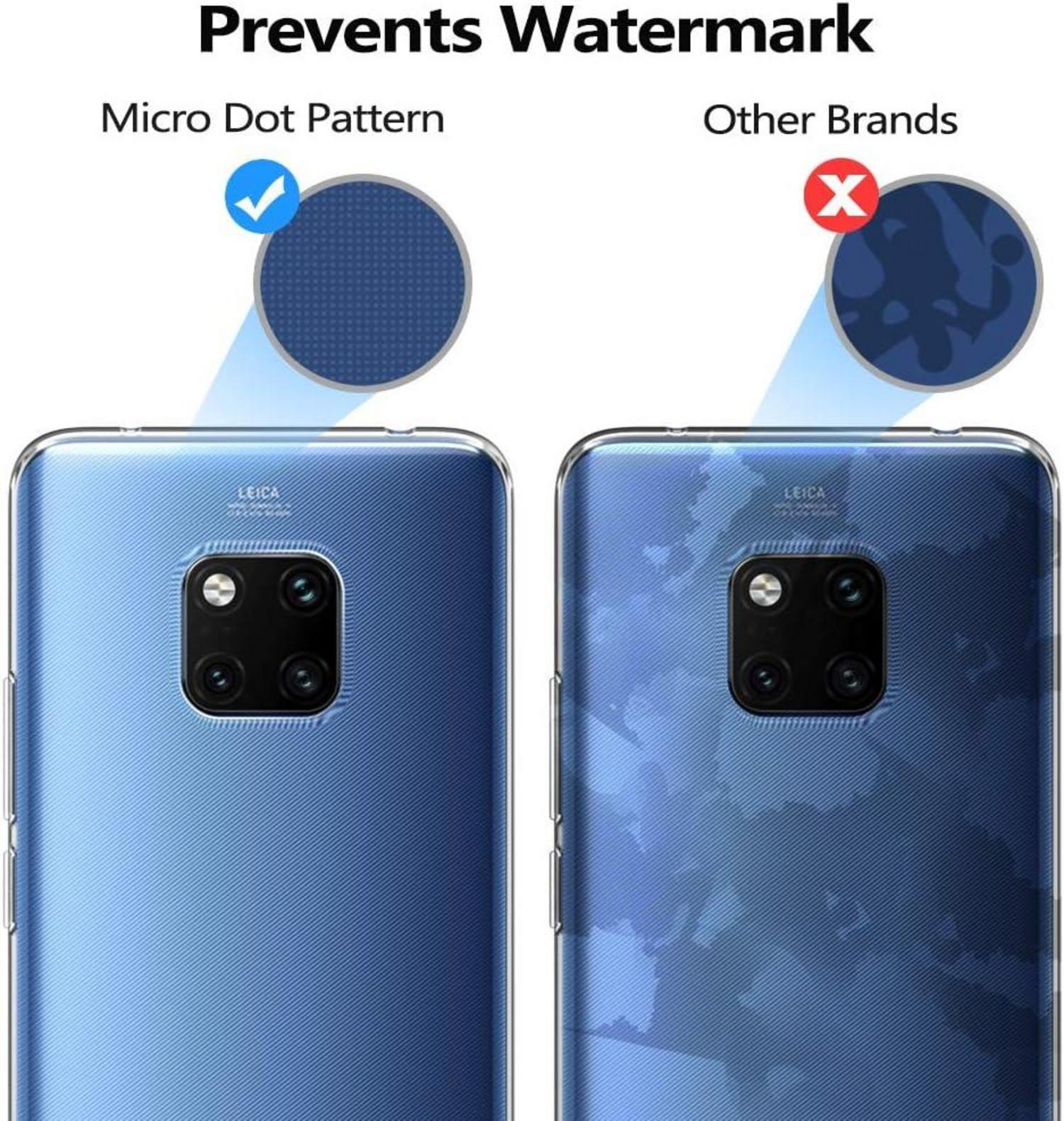 TPU Hülle für Huawei Mate 20 Pro - Transparent, dünn, kratzfest, Anti-Slip