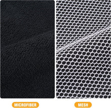Mikrofasertücher schwarz 30x30cm 12er Pack - Streifenfreie