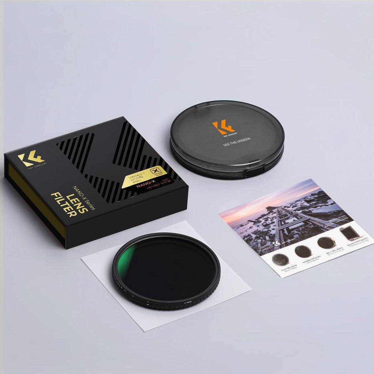 Variabler ND Filter 58mm ND2-32 für Landschafts- & Videografie