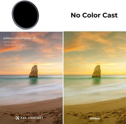 82mm ND1000 Graufilter Slim Neutralglas 10-Stufen ND Filter