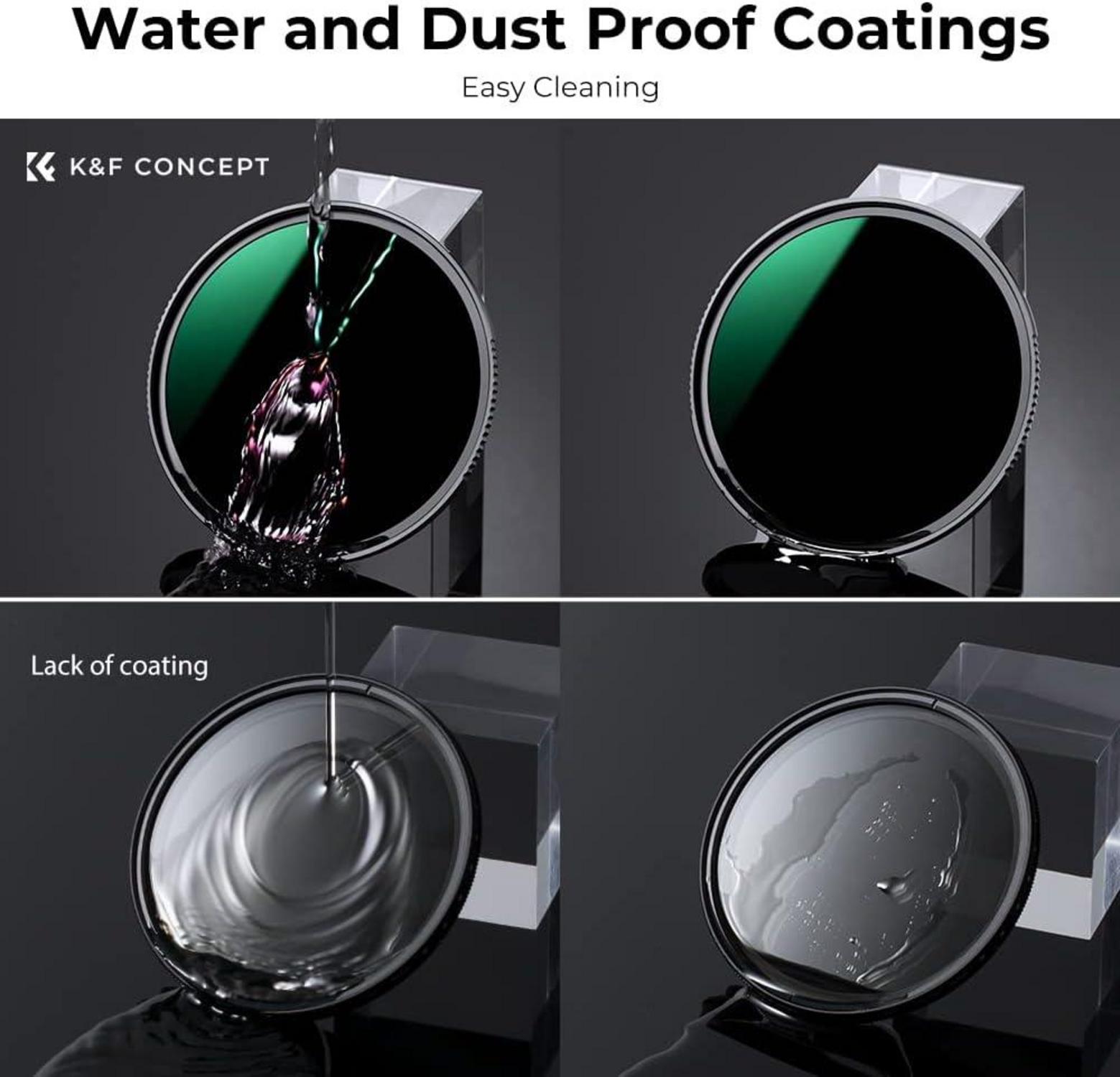 82mm ND1000 Graufilter Slim Neutral 10 Stop ND Filter Nano-X