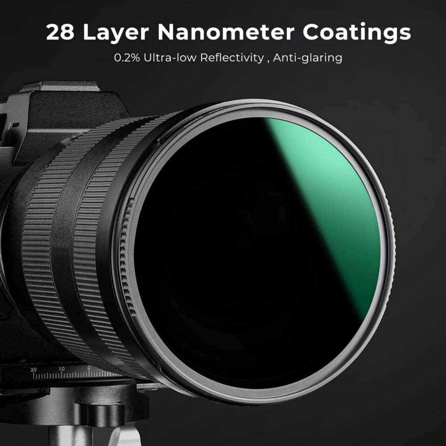 67mm ND1000 Slim Neutral Graufilter - 10 Stop ND Filter