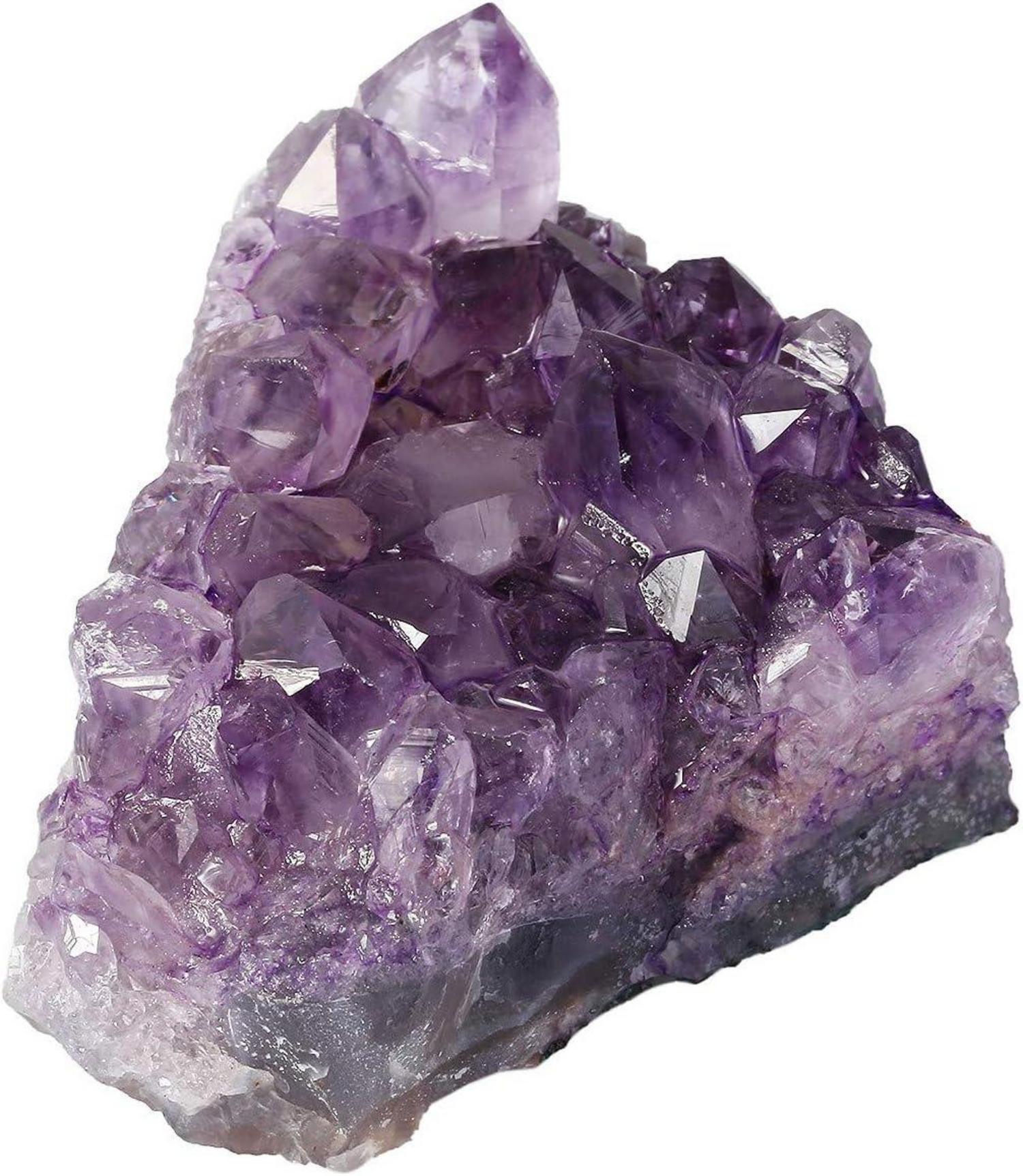 Natürlicher Amethyst Drusensegment Rohstück Kristall