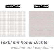 Bettwäsche Baumwolle 135x200 Grau Gestreift Reißverschluss