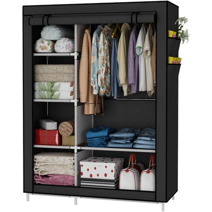 UDEAR Faltschrank Kleiderschrank Wäscheschrank Canvas
