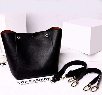 Henkeltasche Damen Ledertasche Shopper Groß Tote Schultertasche