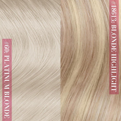 Echthaar Clip-Ins Aschblond 35cm – Remy Haarverlängerung