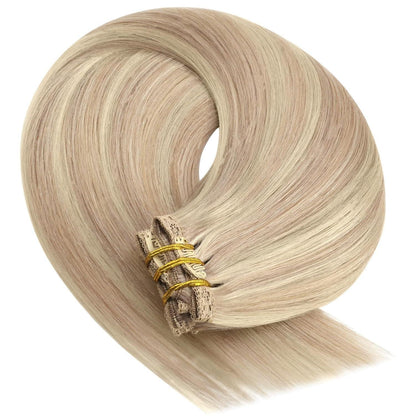 Blond Clip in Extensions Echthaar 40cm – 120g