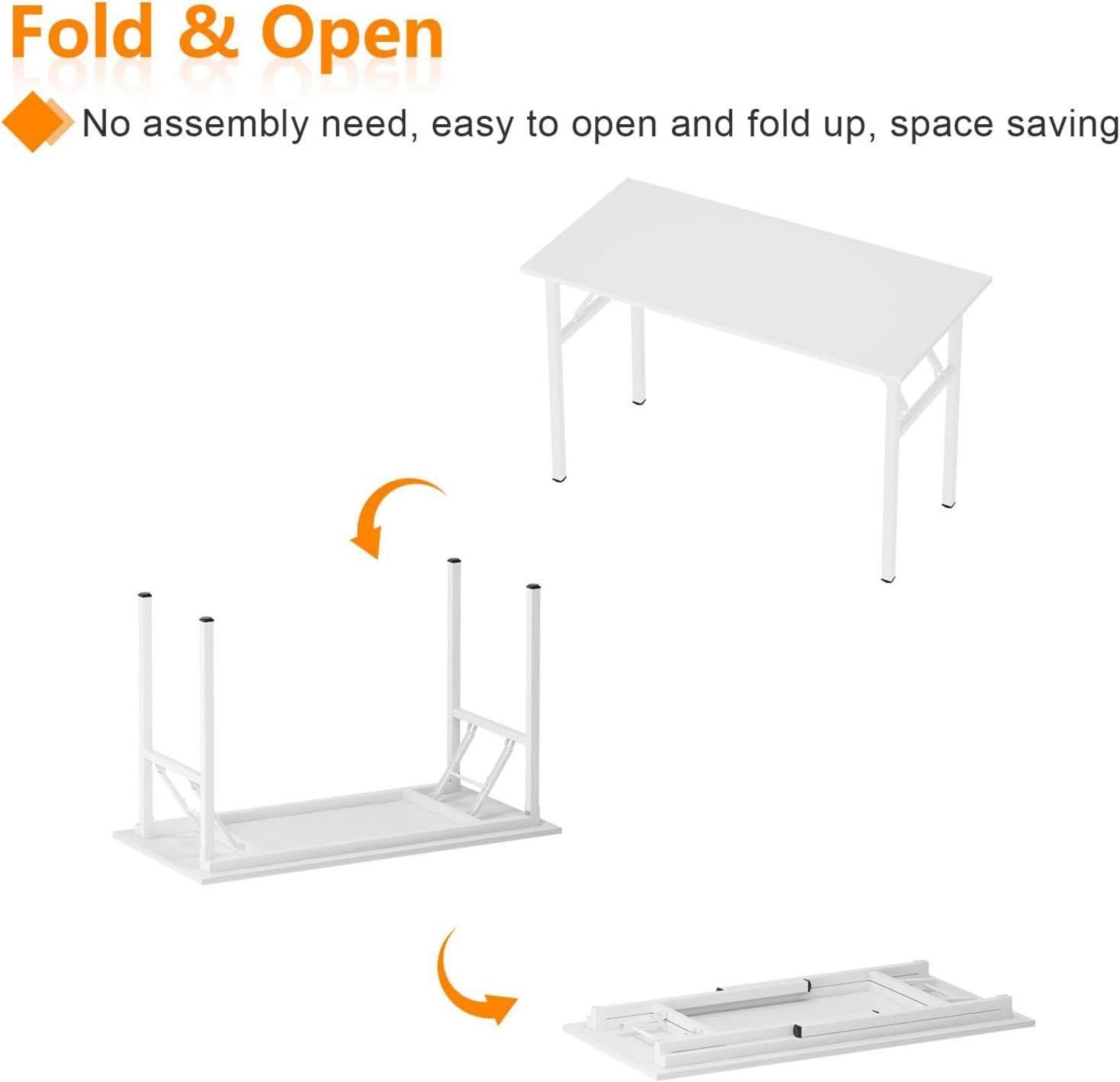 Klapptisch PC Schreibtisch 100x60x75 cm Büro Home Office