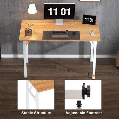 Klapptisch Computertisch 120x60x75 cm PC Schreibtisch Büroarbeitsplatz