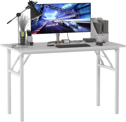 Klapptisch Computertisch 120x60x75 cm Weiß Festes Material