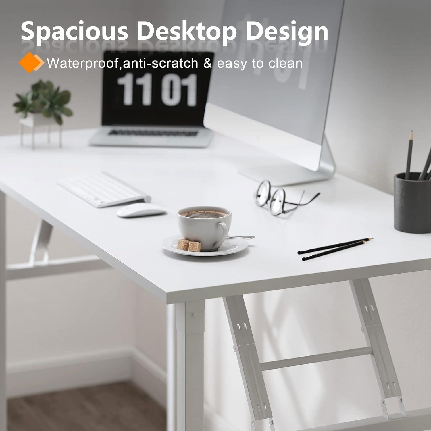Klapptisch Computertisch 120x60x75 cm PC Schreibtisch Büroarbeit