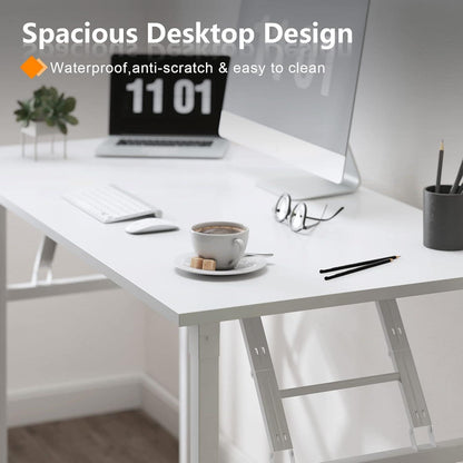 Klapptisch Computertisch 120x60x75 cm PC Schreibtisch Büroarbeit