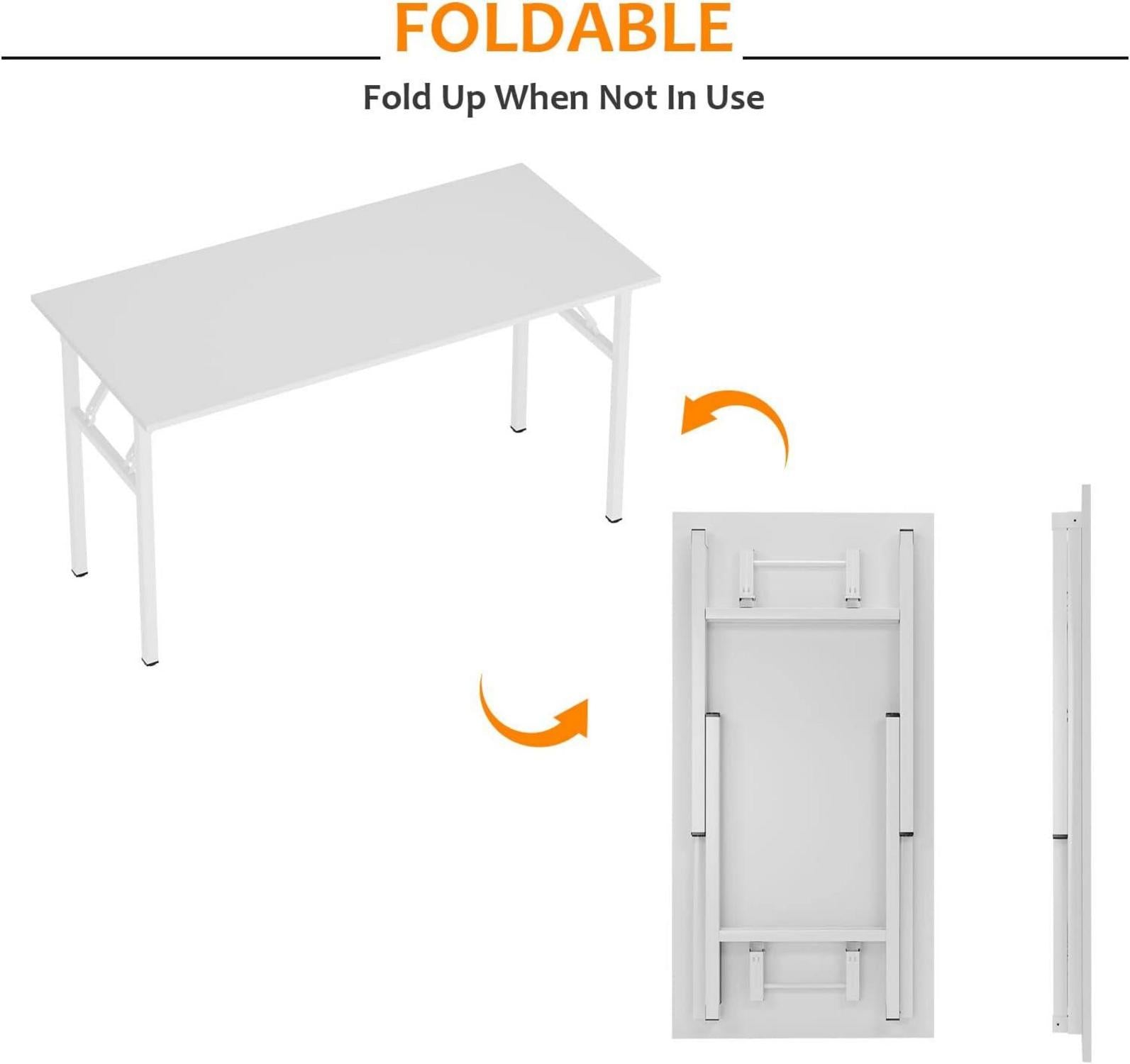 Klapptisch 120x60x75 cm Schreibtisch PC Bürotisch Esstisch