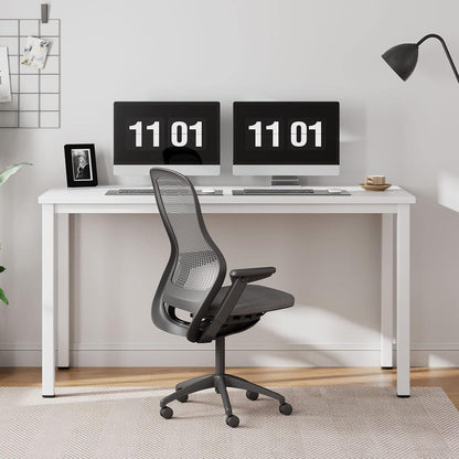 Schreibtisch Computertisch 100x60x75 cm Büro Workstation E1 Holzplatte