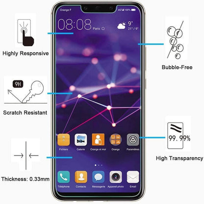 Panzer Schutz Glas Huawei Mate 20 lite Honor Play 3er Pack