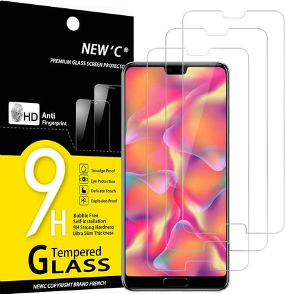 Panzer Schutzglas Set für Huawei P20, 3 Stück, 9H Härte, HD