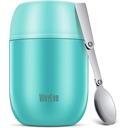 Thermobehälter 710ml Edelstahl Warmhaltebehälter mit Löffel