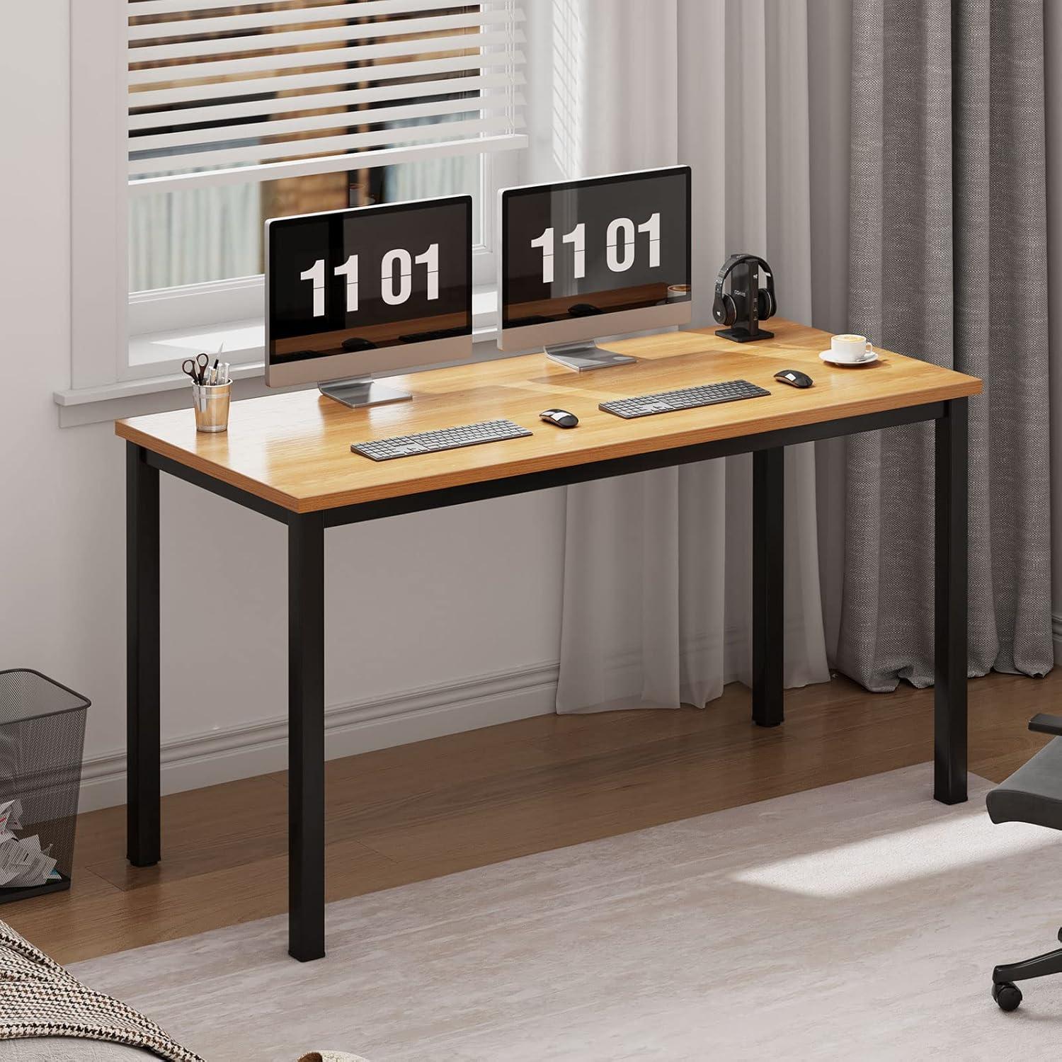 Schreibtisch Computertisch PC Büro Home Office Workstation 100x60x75cm