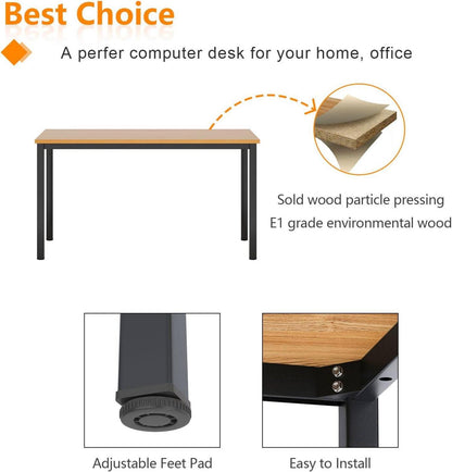Schreibtisch Computertisch PC Büro Home Office Workstation 100x60x75cm