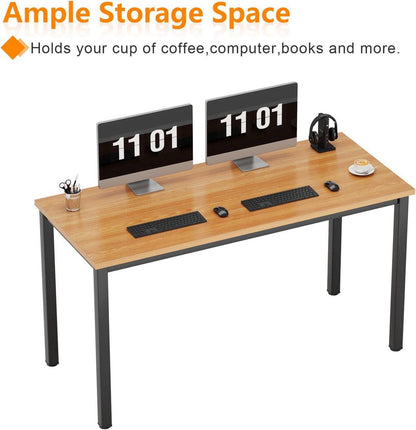 Schreibtisch Computertisch 100 x 60 x 75 cm Büro Workstation Home Office