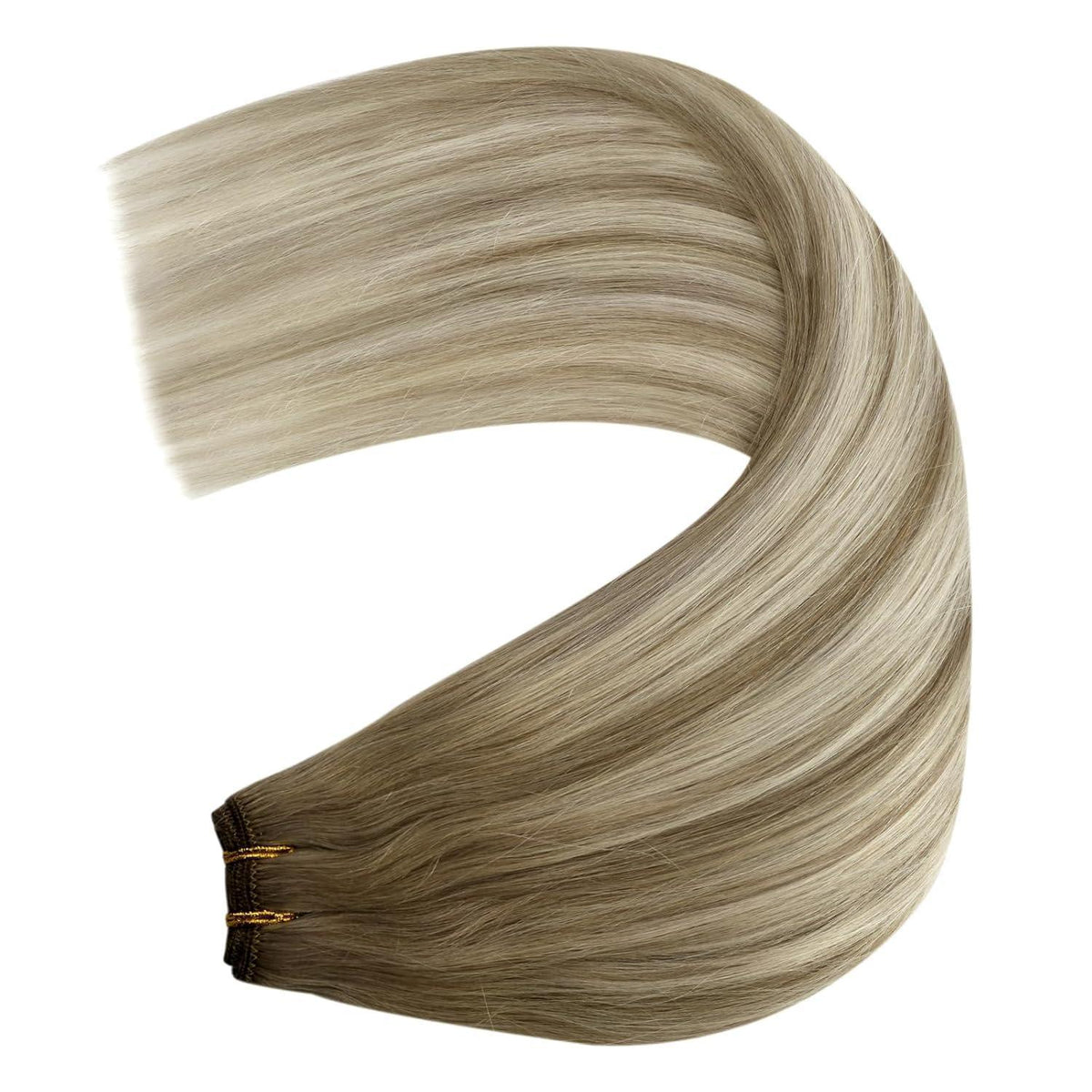 Echthaar Tressen Ombre Blond 35cm – Volumenspendend & Langanhaltend
