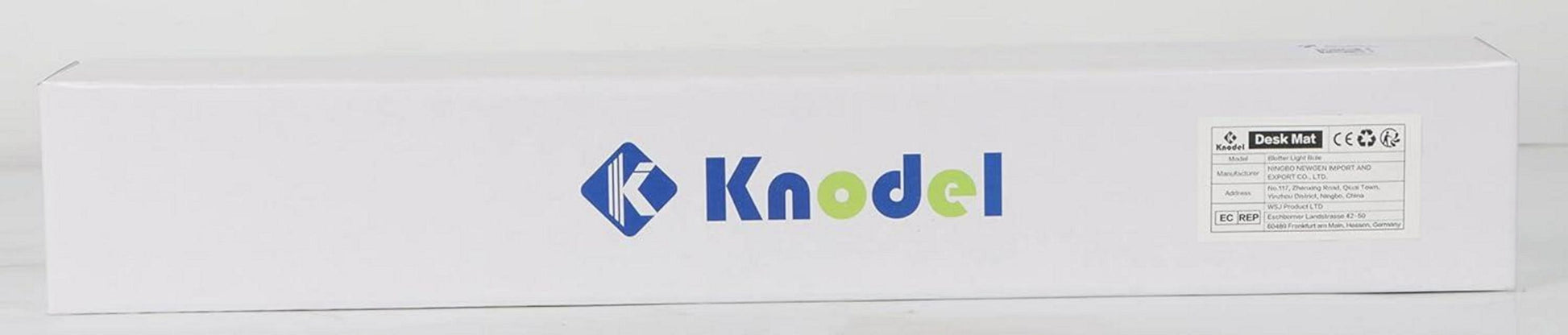 Knodel Tischunterlage PVC 80x40cm wasserdicht doppelseitig Hellblau/Silber