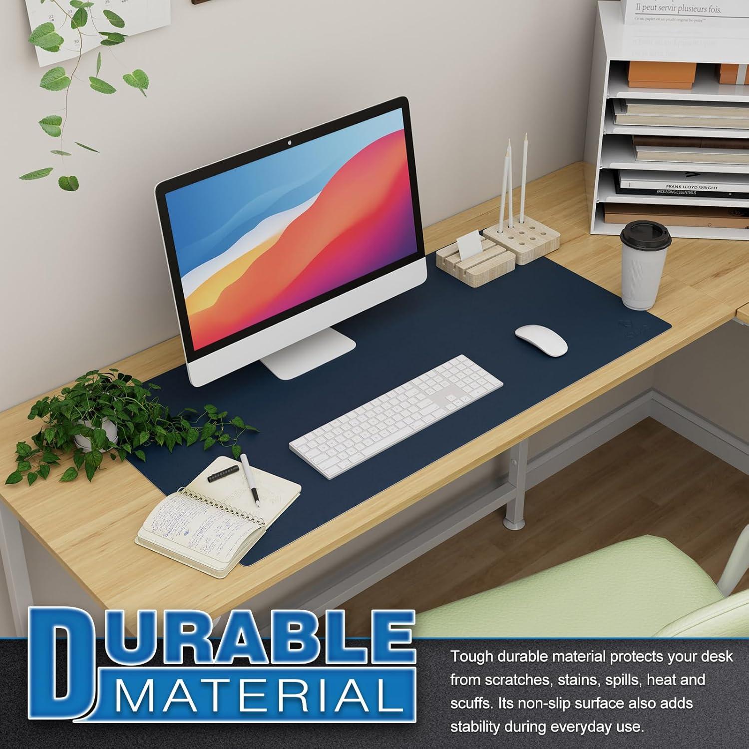 Knodel Tischunterlage 80x40cm PVC wasserdicht Schreibtischunterlage Büro Heim