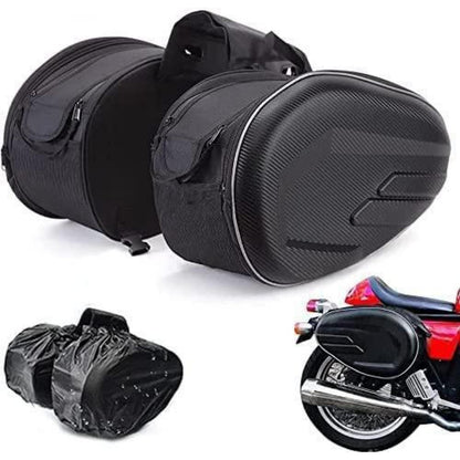 Motorrad Seitentasche 36-58L mit Regenbedeckung