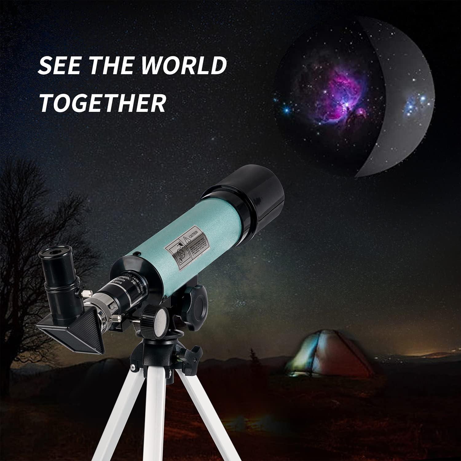 Astronomisches Teleskop für Kinder 360/50mm mit Stativ