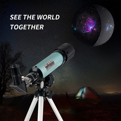 Astronomisches Teleskop für Kinder 360/50mm mit Stativ