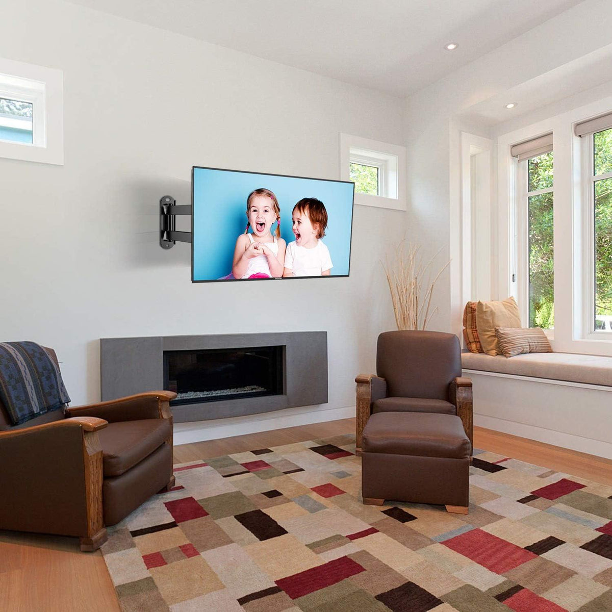 TV Wandhalterung Schwenkbar Neigbar Drehbar für 10-30 Zoll Fernseher