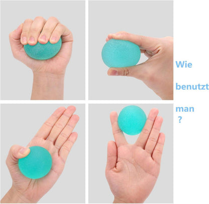 Hand Therapie Bälle 3er Set Finger Handgelenk Arthrose Training Silikon Stressabbau