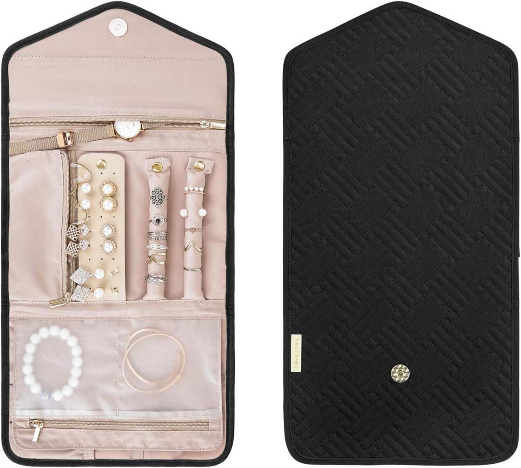 Schmuck Organizer Tasche für Reise mit Ringe Ohrringe Halsketten Urhen