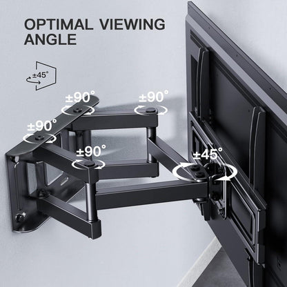 Schwenkbare TV Wandhalterung für 26-65 Zoll Fernseher bis