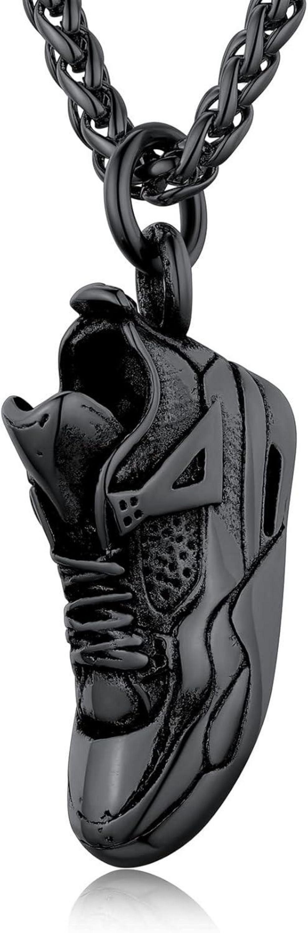 Sport Schuh Form Anhänger Halskette Edelstahl Hip Hop Punk