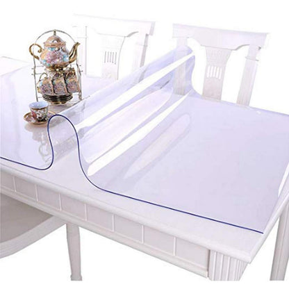 Transparente Tischdecke PVC 90x150 cm - Schutzfolie für Tisch