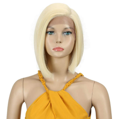 Lace Front Perücke Bob 24cm Blond – Atmungsaktiv & Natürlich