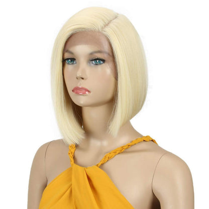 Lace Front Perücke Bob 24cm Blond – Atmungsaktiv & Natürlich