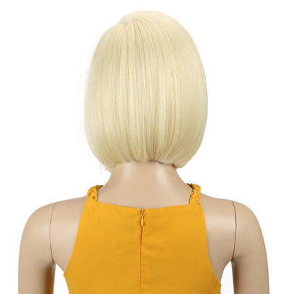 Lace Front Perücke Bob 24cm Blond – Atmungsaktiv & Natürlich